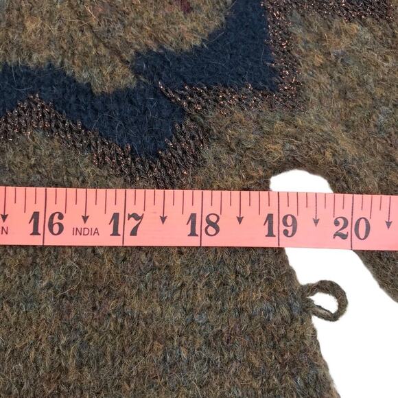 ANTHROPOLOGIE Mohair Wool Blend Sleeping On Snow Sweater-Tunic Women S Boho NWT - Picture 7 of 14